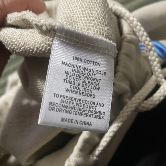 Adult Poppi Stay Juicy Sweatpants Wide Leg Graphic Lounge Pants Beige S - Picture 5 of 9